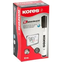 KORES Whiteboard- & Flipchart-Marker 'K Marker schwarz