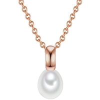 VALERO PEARLS Kette 925er Silber roségold Damen