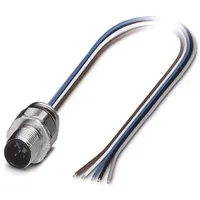 Phoenix Contact 1671124 Sensor-/Aktor-Einbausteckverbinder M12 Stecker, Einbau 0.50m Polzahl: