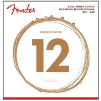 Fender 860L Phosphor Bronze Acoustic Guitar Strings Dura-Tone® Coated