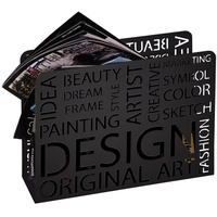Haku-Möbel HAKU Möbel Zeitungsständer 44595 schwarz Metall, DIN A4