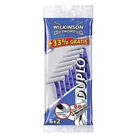 Wilkinson Sword Duplo Herren Einwegrasierer, 6 + 2 St,