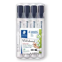 Staedtler 351WP4-9X Whiteboard-Marker schwarz 2,0 mm, 4 St.