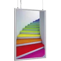 Update displays LED-Leuchtrahmen Economy silber DIN A1, 1 St.