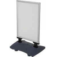 Update displays Kundenstopper WindPro Lite silber DIN A1 2