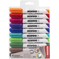KORES K-Marker XW1 Whiteboardmarker sortiert, 10er-Set (20800)