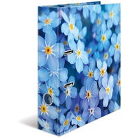 Herma Ordner Blue Flowers Motiv-Ordner 7,0 cm DIN A4