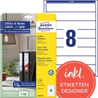 Avery Zweckform AVERY Zweckform L6060-10 34 x 192 mm