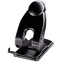 Esselte Locher D60 60 Blatt, Anschlagschiene Schwarz,