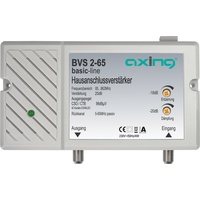 Axing BVS 2-65 Hausanschlussverstärker 25 dB für Kabelfernsehen digital