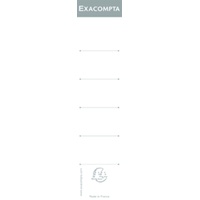 Exacompta 5358E 10er Pack Ordner-Rückenschild. Etiketten 50 x 180