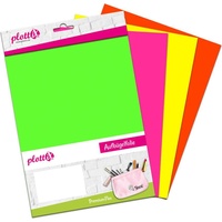 PlottiX PremiumFlex Neon Bundle 20cm x 30,0 cm, 4