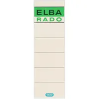 Elba Ordneretiketten beige für 8,0 cm Rückenbreite, 10 St.