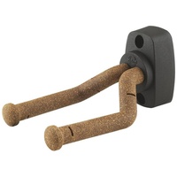 K&M 16280 Gitarren-Wandhalter Kork – Beweglicher Bügel – Für
