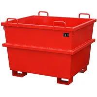 Bauer Südlohn Universalcontainer UC 750, lackiert, Feuerrot