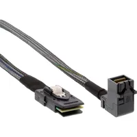 InLine Mini-SAS HD Kabel, SFF-8643 gewinkelt zu SFF-8087, mit