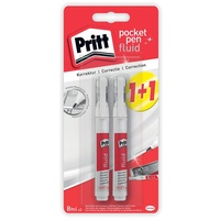 PRITT Pocket Pen Korrekturstift, 9ml, 2er-Pack (2081356)
