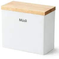 Continenta Vorratsdose Müsli weiß 20 x 10 x 18,5