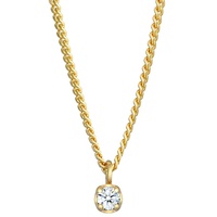Elli DIAMONDS Solitär Diamant (0.03 ct.) Elegant 375 Gelbgold