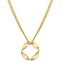 Elli PREMIUM Kreis Design Twisted Gedreht 585 Gelbgold 45