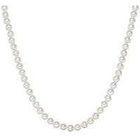 VALERO PEARLS Halskette Sterling Silber Süßwasser-Zuchtperle in 50 cm