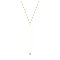 Elli - Basic Y-Kette Tropfen 925 Sterling Silber Ketten