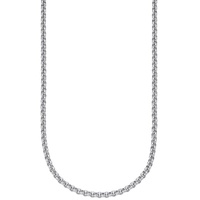 FIRETTI Edelstahlkette »Schmuck Geschenk in Erbskettengliederung, 2,4 mm breit«,