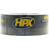 HPX Panzer-Tape Gewebe-Klebeband 6200 Schwarz 5 cm x 25