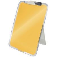Leitz Desktop-Notizboard Cosy A4 Sicherheitsglas magnetisch aufstellbar gelb