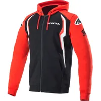 Alpinestars Honda Teamwear, Kapuzenjacke - Rot/Schwarz / 4XL