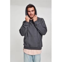 URBAN CLASSICS Blank Hoody in Grau, Größe XL