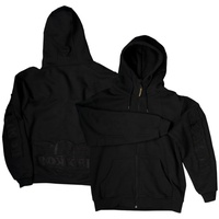 Rokker Logo, Kapuzenjacke Unisex - Schwarz - XXL