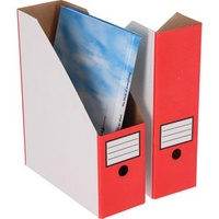 Top-Print Archiv-Stehsammler weiß/rot , DIN A4