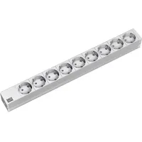 Bachmann Steckdosenleiste 2 m Grau 9 St.