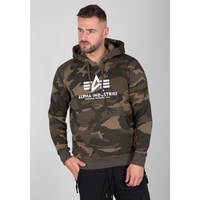 Alpha Industries Basic Camo Kapuzenpullover Olive Camo M