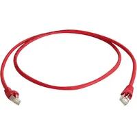 Telegärtner Patchkabel S/FTP Kat.6A, LSOH, rot