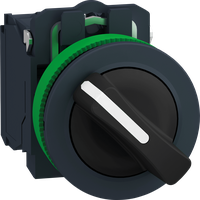 Schneider Electric XB5FD21 XB5FD21 Wahlschalter schwarz, 1St.