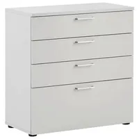 Schildmeyer MÖBELPARTNER 1500 Schubladenschrank lichtgrau 4 Schubladen 80,2 x