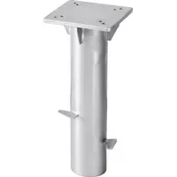 Schneider Bodenplatte Universal Stahl 16 x 16 cm Silber