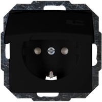 Kopp Einbausteckdose Paris Schwarz 1 St.