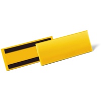 Durable Magnetische Etikettentasche 1/2 A5 quer gelb