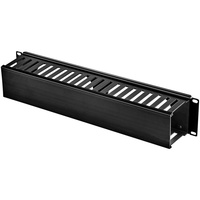 Renkforce RF-3429152 19 Zoll Netzwerkschrank-Kabelführung 2 HE Schwarz