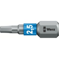 WERA 840/1 BTZ Innensechskant Bit 2.5x25mm, 1er-Pack (05056682001)