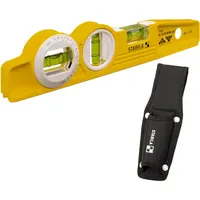Stabila Wasserwaage Type 81 SV REM W360 Torpedo Aluminium