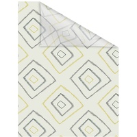 Lichtblick Fensterfolie selbstklebend, Sichtschutz, Stripy Boho Rectangle - beige
