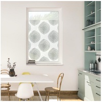 Lichtblick Fensterfolie selbstklebend, Sichtschutz, Stripy Boho Drop - weiß