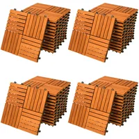 CASARIA 44x Holzfliese Quattro Mosaik Akazie 30x30cm