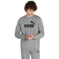 Puma ESS Big Logo Crew TR Medium Gray Heather,