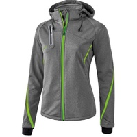 Erima Softshell Fonction Jacke Grey Marl / Green Gecko