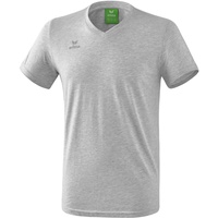 Erima Style T-Shirt in hellgrau melange, 152